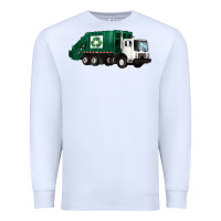 White recycle truck Premium Sweatshirt - Artiststas