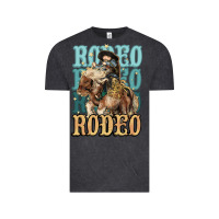 Vintage Black Rodeo kid Cowboy midilli horse Vintage Tee - HowdyJamesFarm