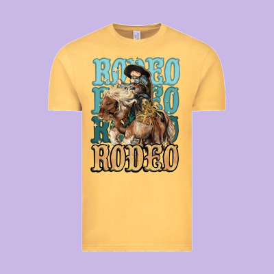 Rodeo Kid Cowboy Midilli Horse Vintage Tee Designed By Howdyjamesfarm