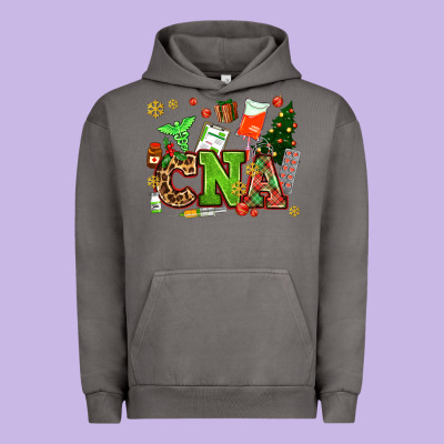 Cna Christmas Urban Hoodie Designed By Adodesignshop
