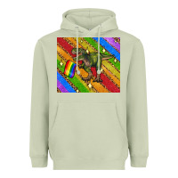 Matcha lgbtq dinosaur t rex tumbler Heavyweight Hoodie - Artiststas
