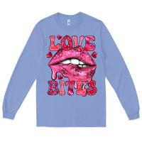 Colony Blue Love bites Valentine's Day Long Sleeve Tee - HowdyJamesFarm