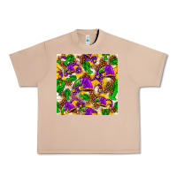 Burro Mardi Gras jester had and crawfish with leopard pa Urban Heavy Tee - HowdyJamesFarm