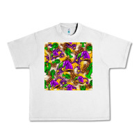 Lunar Rock Mardi Gras jester had and crawfish with leopard pa Urban Heavy Tee - HowdyJamesFarm