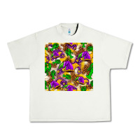 Pistachio Mardi Gras jester had and crawfish with leopard pa Urban Heavy Tee - HowdyJamesFarm