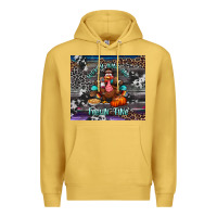 Antique Gold turkey wine and feelin fine tumbler Premium Hoodie - BundleAndBundleShop