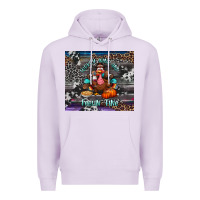 Lilac turkey wine and feelin fine tumbler Premium Hoodie - BundleAndBundleShop