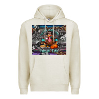 Oatmeal Heather turkey wine and feelin fine tumbler Premium Hoodie - BundleAndBundleShop