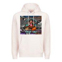 Pale Pink turkey wine and feelin fine tumbler Premium Hoodie - BundleAndBundleShop