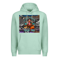 Seafoam turkey wine and feelin fine tumbler Premium Hoodie - BundleAndBundleShop