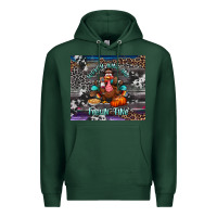 Sports Green turkey wine and feelin fine tumbler Premium Hoodie - BundleAndBundleShop