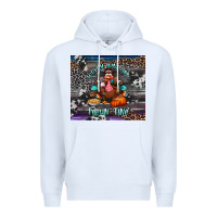White turkey wine and feelin fine tumbler Premium Hoodie - BundleAndBundleShop