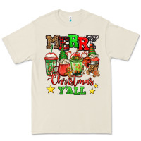 Merry Christmas Y'all Gnome Coffee Premium Tee | Teevron