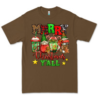Cacao merry Christmas y'all gnome coffee Premium Tee - Jasminsmagicworld