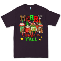 Plum merry Christmas y'all gnome coffee Premium Tee - Jasminsmagicworld