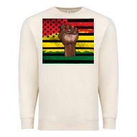 Sandshell Juneteenth American flag Premium Sweatshirt - Artiststas