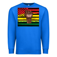 True Royal Juneteenth American flag Premium Sweatshirt - Artiststas