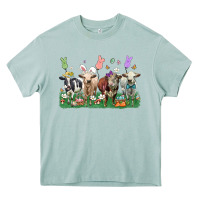 Arona easter cow Heavy Core Tee - LillyAllenDesigns
