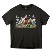 Asphalt easter cow Heavy Core Tee - LillyAllenDesigns