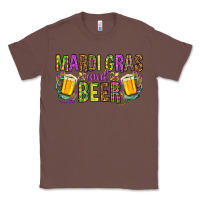 Chestnut Mardi Gras and beer Classic Tee - NancyCooperArtShop