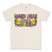 Natural Mardi Gras and beer Classic Tee - NancyCooperArtShop