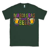 Sports Green Mardi Gras and beer Classic Tee - NancyCooperArtShop