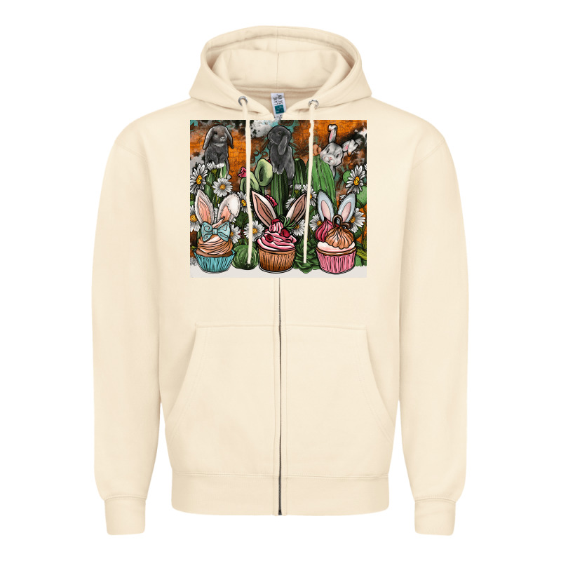 Easter Zipper Hoodie by CowhideDigitalArt | Teevron
