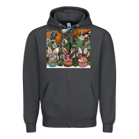 Smoke easter Zipper Hoodie - CowhideDigitalArt