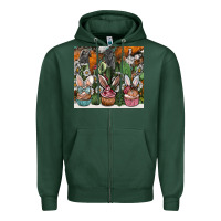 Sports Green easter Zipper Hoodie - CowhideDigitalArt