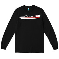 Black Beechcraft Bonanza  Perfect Gift Long Sleeve Tee - minhPixels