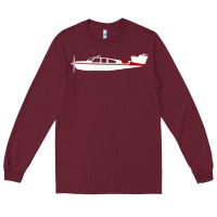 Burgundy Beechcraft Bonanza  Perfect Gift Long Sleeve Tee - minhPixels