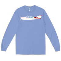 Colony Blue Beechcraft Bonanza  Perfect Gift Long Sleeve Tee - minhPixels