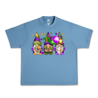 Pebble Blue Mardi Gras gnomies with elements Urban Heavy Tee - HowdyJamesFarm