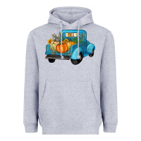 Heather Grey fall truck Heavyweight Hoodie - Artiststas
