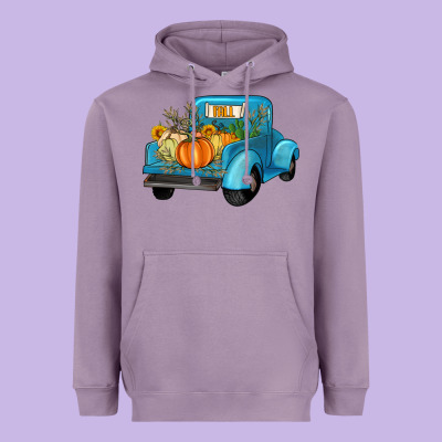 Fall Truck Heavyweight Hoodie Designed By Artiststas