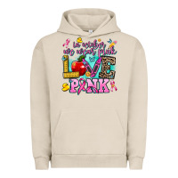 Pigment French Oak in october we wear pink love pink Urban Hoodie - AdoDesignShop