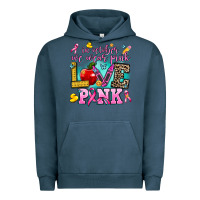 Pigment Midnight Navy in october we wear pink love pink Urban Hoodie - AdoDesignShop