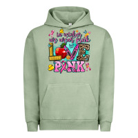 Pigment Oil Green in october we wear pink love pink Urban Hoodie - AdoDesignShop
