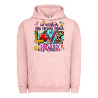 Pigment Salmon in october we wear pink love pink Urban Hoodie - AdoDesignShop