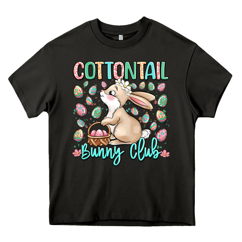 Cottontail Bunny Club Heavy Core Tee by LillyAllenDesigns | Teevron
