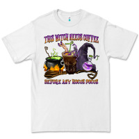 White this witch needs coffee before any hocus pocus Premium Tee - BarkalooDesign
