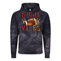 Cloud Black Football vibes red and blue Vintage Hoodie - HowdyJamesFarm