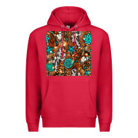 Cardinal western gemstone aztec seamless pattern Premium Hoodie - BundleAndBundleShop