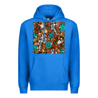 True Royal western gemstone aztec seamless pattern Premium Hoodie - BundleAndBundleShop