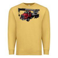 Antique Gold crane truck Premium Sweatshirt - Artiststas