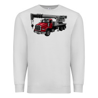 Dove Grey crane truck Premium Sweatshirt - Artiststas