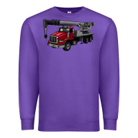 Purple crane truck Premium Sweatshirt - Artiststas