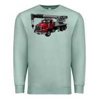 Seafoam crane truck Premium Sweatshirt - Artiststas