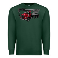 Sports Green crane truck Premium Sweatshirt - Artiststas