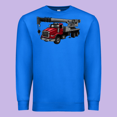 Crane Truck Premium Sweatshirt Designed By Artiststas